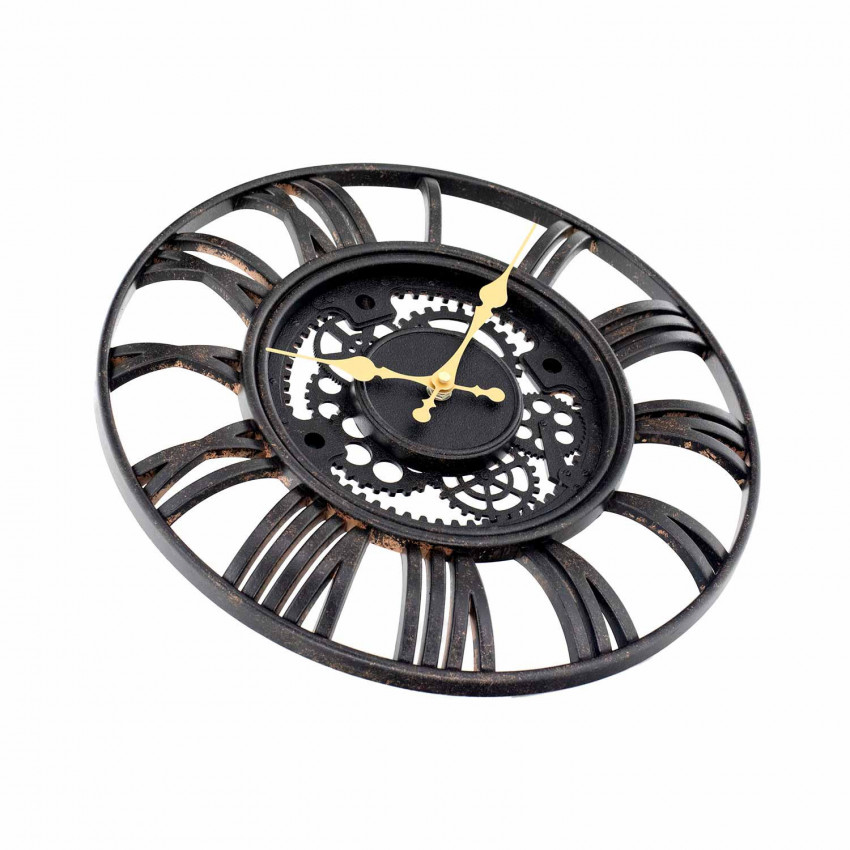 Reloj De Pared Vintage Negro Thinia Home ORION91