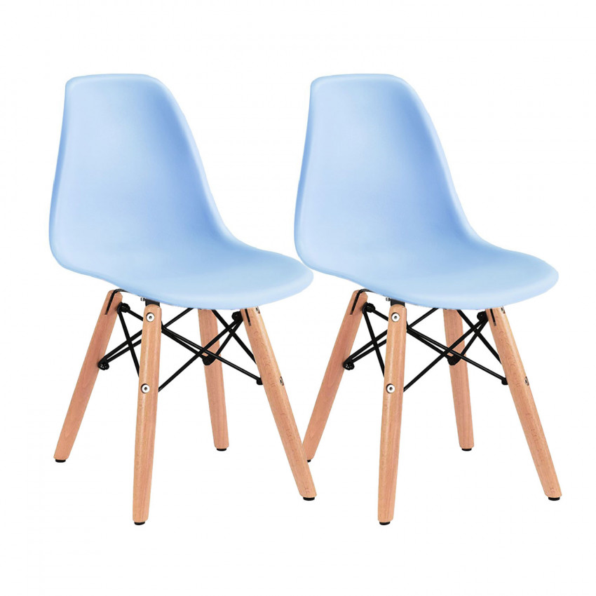 Pack 2 Sillas de Dormitorio Infantiles 35x30.5x57.5cm Thinia Home Mobiliario Infantil 22