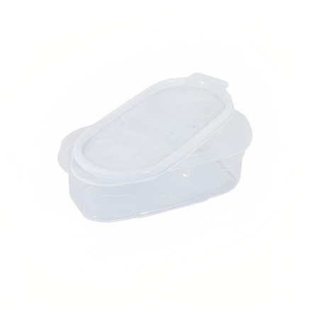 Bote con Tapa Dispensadora 0.6L Blanco 20x9.5x6cm 7house Accesorios de Cocina 3