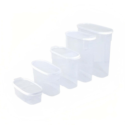 Recipiente com Tampa 0,6L Branco 20x9.5x6cm 7house Acessórios de Cozinha 5