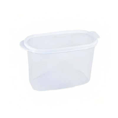 Bote con Tapa Dispensadora 1.2L Blanco 20x9.5x12.5cm 7house Accesorios de Cocina 1