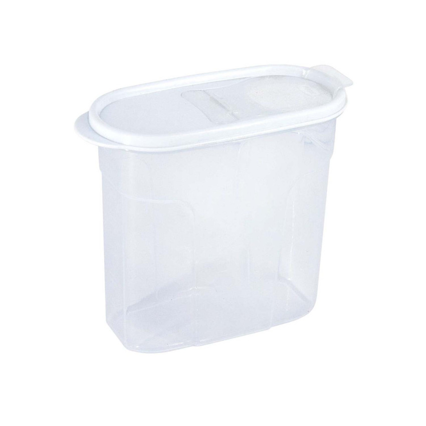 Bote con Tapa Dispensadora 1.7L Blanco 20x9.5x17.5cm 7house Accesorios de Cocina 1