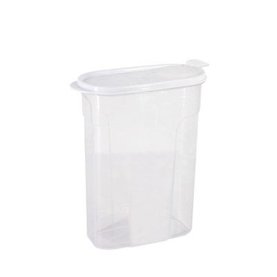 Bote con Tapa Dispensadora 2.4L Blanco 24.5x9.5x17.5cm 7house Accesorios de Cocina 1