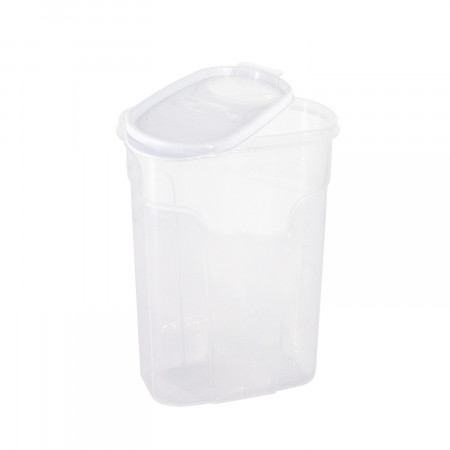 Bote con Tapa Dispensadora 2.4L Blanco 24.5x9.5x17.5cm 7house Accesorios de Cocina 3