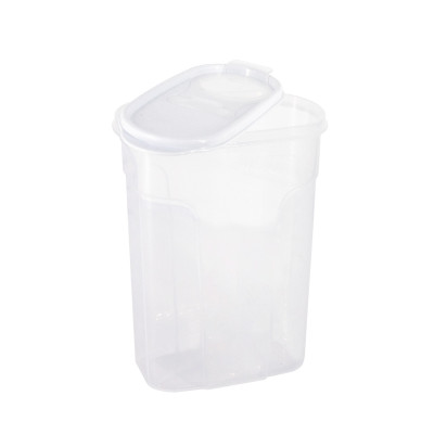 Bote con Tapa Dispensadora 2.4L Blanco 24.5x9.5x17.5cm 7house Accesorios de Cocina 3