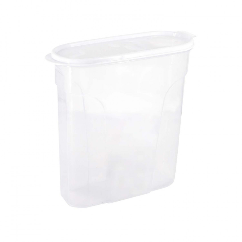 Bote con Tapa Dispensadora 4L Blanco 25.5x10.5x26.5cm 7house Accesorios de Cocina 1