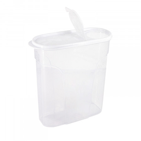 Bote con Tapa Dispensadora 4L Blanco 25.5x10.5x26.5cm 7house Accesorios de Cocina 2