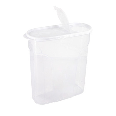 Recipiente com tampa dispensadora de 4 L, branco 25.5x10.5x26.5cm 7house Acessórios de cozinha 2