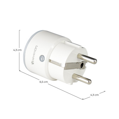 Enchufe Inteligente WiFi Compacto control vía Smartphone/APP 7hSevenOn Home Enchufes Inteligentes 4
