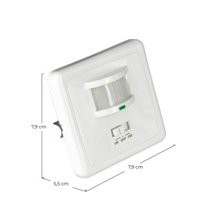 Interruptor con Sensor Infrarrojo de Movimiento y Sensor Crepuscular 7hSevenOn Home Enchufes Inteligentes 3