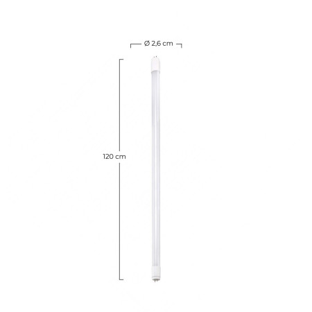 Tubo LED T8 G13 1200mm 18W 1620lm Sin Cebador 25000H 7hSevenOn Premium Bombillas LED 3