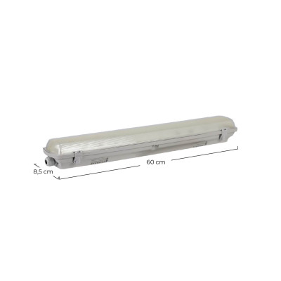 Pantalla LED Integrada 18W 1440lm Waterproof IP65 6000K 50000H Eilen Pantallas y Regletas LED 4