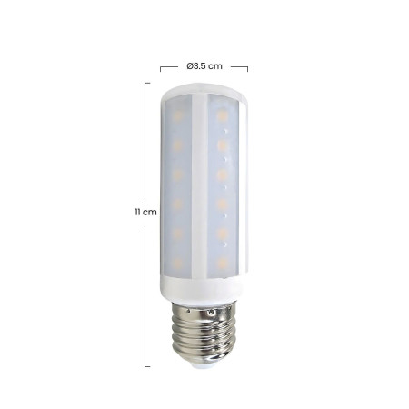 Bombilla LED Mazorca E27 9W Equi.60W 806lm 25000H 7hSevenOn Bombillas LED 8