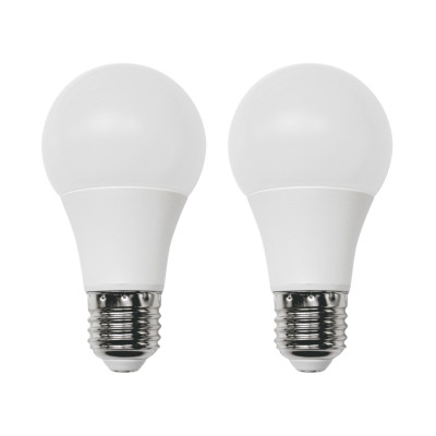 Pack 2 Bombillas LED Estándar E27 9W Equi.60W 806lm 10000H 1Primer Leader Bombillas LED 1