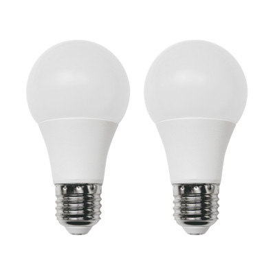 Pack 2 Lâmpadas LED Standard E27 9W Equi.60W 806lm 10000H 1Primer Leader Lâmpadas LED 1