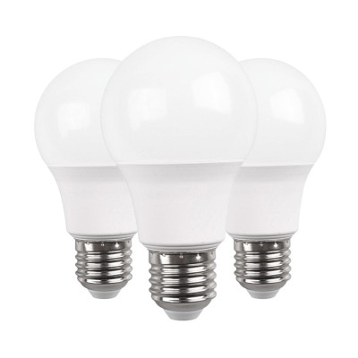 Pack 3 Lâmpadas LED Standard E27 9W Equi.60W 806lm 15000H Primer Leader Lâmpadas LED 1