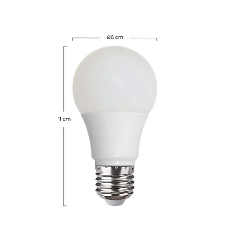 Lâmpada LED Padrão Repelente de Mosquitos E27 5W Equi.25W 220lm 3000K 25000H 7hSevenOn Repelente de Mosquitos 3