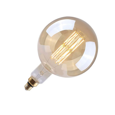 Bombilla LED Globo Gigante E27 8W Equi.40W 500lm Regulable 2100K Gold 25000H
 7hSevenOn Vintage Bombillas LED 2