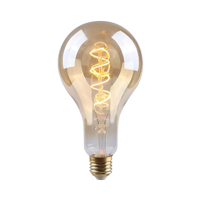 Lâmpada LED E27 Gota E27 4W Equi.17W 160lm Regulável 2100K Ouro 15000H 7hSevenOn Vintage Lâmpadas LED 1