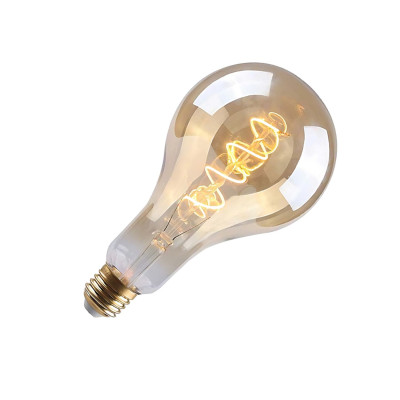 LED-Glühbirne „Gota“ E27, 4 W (entspricht 17 W), 160 lm, dimmbar, 2100 K, Gold, 15.000 h 7hSevenOn Vintage LED-Glühbirnen 2