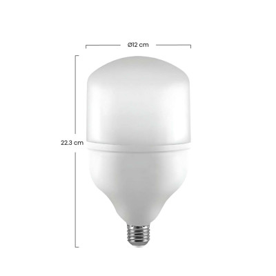 Bombilla LED Cilíndrica E27 40W Equi.190W 3400lm 4000K 25000H
 7hSevenOn Bombillas LED 3