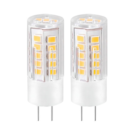 2er-Pack G4-Bipin-LED-Lampen, 3 W, entspricht 25 W, 249 lm, 3000 K, 25.000 Std. 7hSevenOn LED-Lampen 1