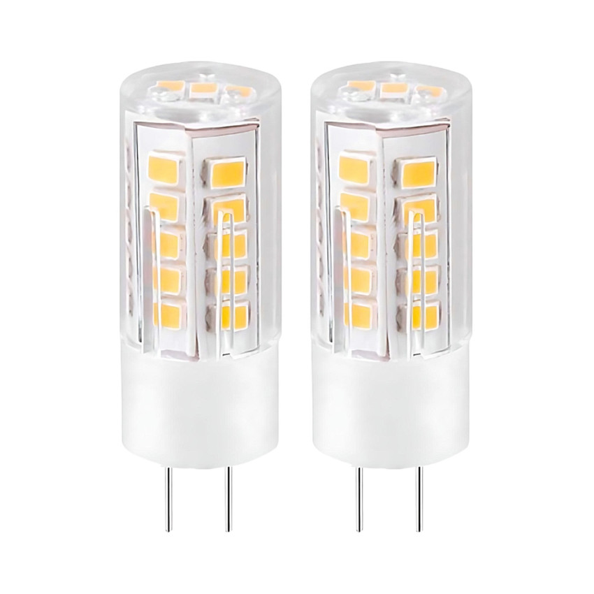 Pack 2 Bombillas LED Bipin G4 3W Equi.25W 249lm 3000K 25000H 7hSevenOn Bombillas LED 1