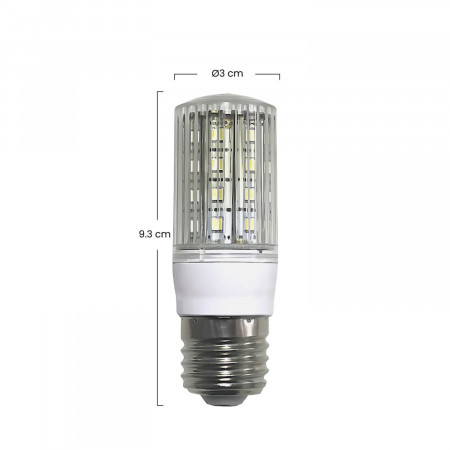 Mini Lâmpada LED Corncob E27 5W Equi.40W 470lm 3000K 25000H 7hSevenOn Lâmpadas LED 3