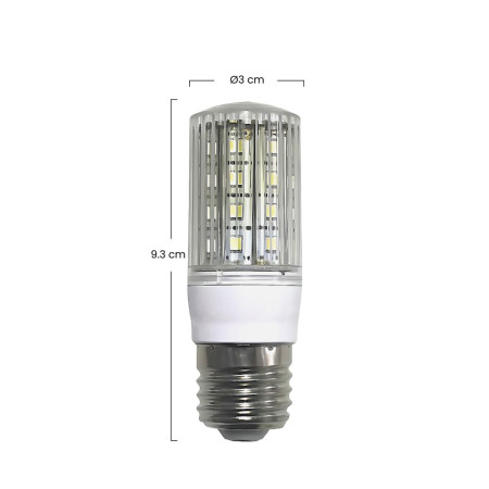 LED-Glühbirne „Mini Mazorca“, E27, 5 W, entspricht 40 W, 470 lm, 3000 K, 25.000 Std. 7hSevenOn