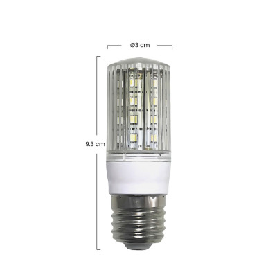 LED-Glühbirne „Mini Mazorca“, E27, 5 W, entspricht 40 W, 470 lm, 3000 K, 25.000 Std. 7hSevenOn