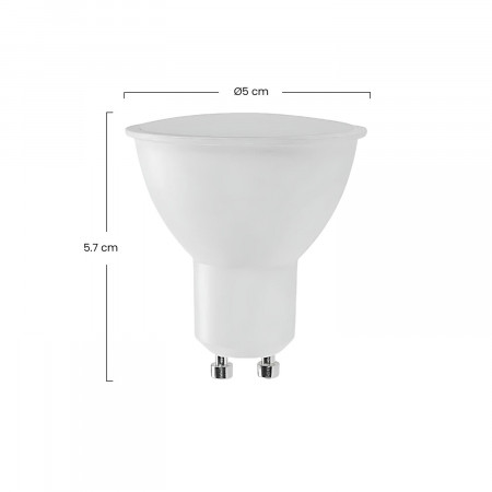 Pack 40 Bombillas LED GU10 Spotlight 8W Equi.60W 700lm Raydan Home Bombillas LED 3