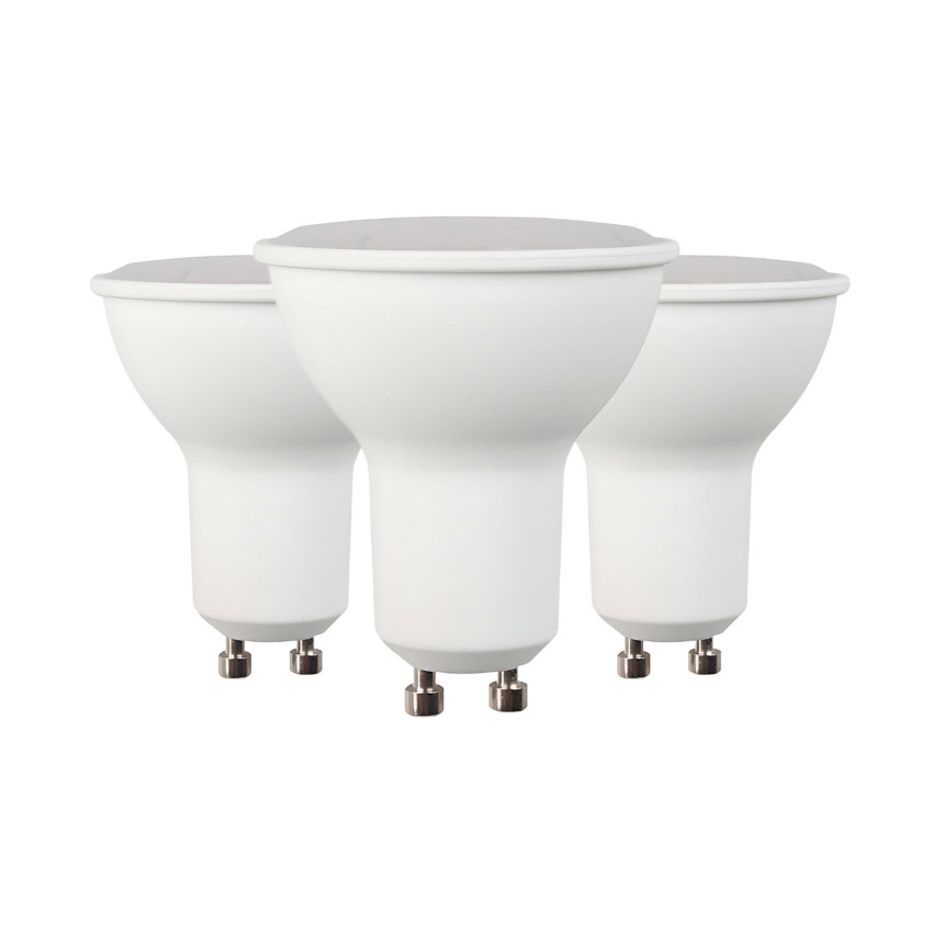 Pacote 3 Lâmpadas LED para Projetor GU10 6W Equi.50W 540lm 15000H Primer Leader Lâmpadas LED 1