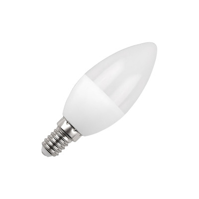 Pack 5 Bombillas LED Vela E14 6W Equi.40W 470lm 15000H Primer Leader Bombillas LED 6