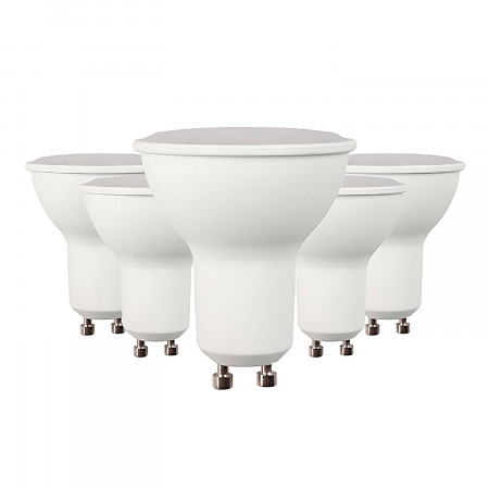 Pack 5 Bombillas LED Spotlight GU10 6W Equi.50W 540lm 15000H Primer Leader Bombillas LED 6