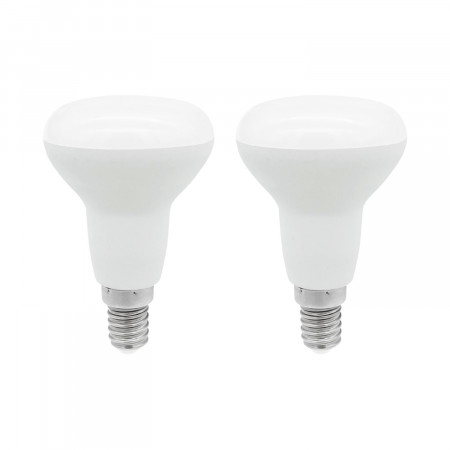 Pack 2 Bombillas LED Reflectora E14 5W Equi.40W 470lm 25000H 7hSevenOn Premium Bombillas LED 1