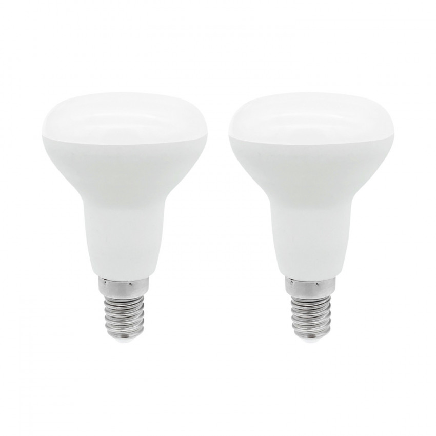 Pack 2 Bombillas LED Reflectora E27 9W Equi.60W 806lm 25000H 7hSevenOn Premium Bombillas LED 1
