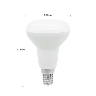 Pack 2 Lâmpadas Reflectoras LED E27 9W Equi.60W 806lm 25000H 7hSevenOn Premium Lâmpadas LED 3
