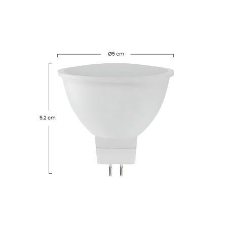 Pack 12 Bombillas LED GU5.3 Spotlight 8W Equi.60W 700lm Raydan Home Bombillas LED 3