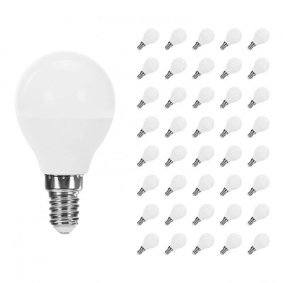 Pack 40 Bombillas LED Esférica E14 6W Equi.40W 470lm Raydan Home Bombillas LED 1