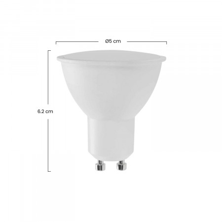 Bombilla LED GU10 Spotlight 6W Equi.50W 540lm Luz Fría Raydan Home Bombillas LED 3