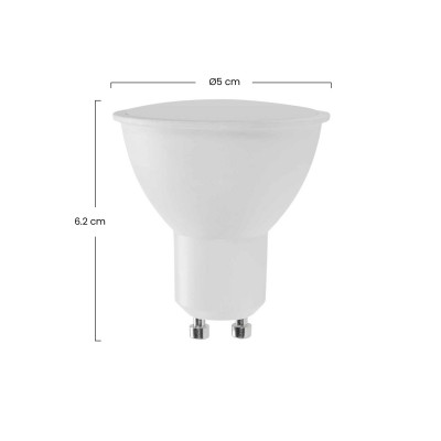 Bombilla LED GU10 Spotlight 6W Equi.50W 540lm Luz Fría Raydan Home Bombillas LED 3
