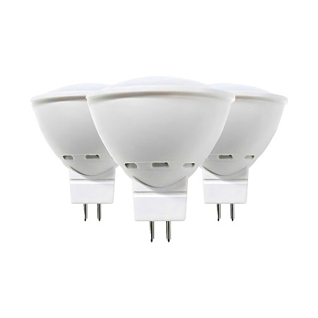 Pack 3 Bombillas LED Spotlight GU5.3 6W Equi.50W 540lm 3000K 15000H Primer Leader Bombillas LED 1