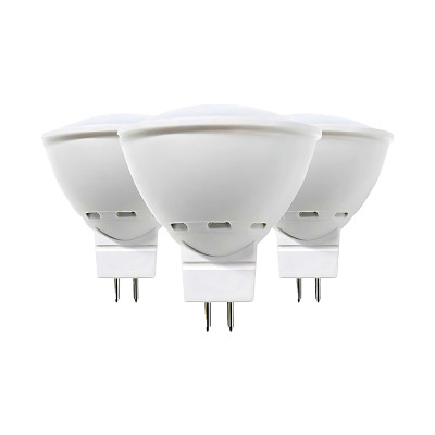 Pack 3 Bombillas LED Spotlight GU5.3 6W Equi.50W 540lm 3000K 15000H Primer Leader Bombillas LED 1