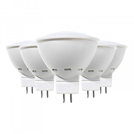 Pack 5 Bombillas LED Spotlight GU5.3 6W Equi.50W 540lm 3000K 15000H Primer Leader Bombillas LED 1