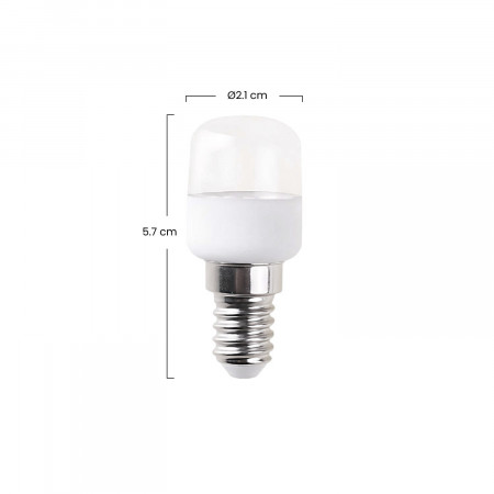 Lâmpada LED para Micro-ondas E14 2W Equi.20W 200lm 4000K 15000H 7hSevenOn Premium Lâmpadas LED 3