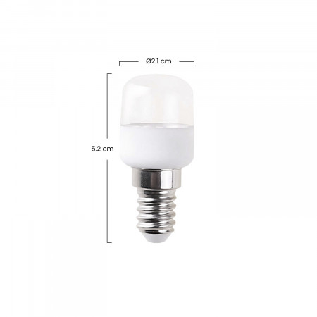 Bombilla LED para Frigorífico E14 1W Equi.10W 100lm 4000K 15000H 7hSevenOn Premium Bombillas LED 3