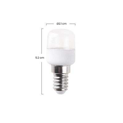 Lâmpada LED para frigorífico E14 1W Equi.10W 100lm 4000K 15000H 7hSevenOn Premium Lâmpadas LED 3