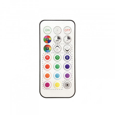 Bombilla Led E27 con mando a distancia, 9W=60W, blanco + RGB multicolor,  PRODUCTO ALCAMPO.