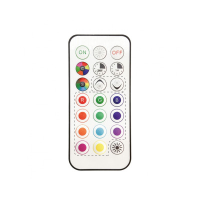 Lâmpada LED Padrão E27 9W Equi.60W 806lm RGB com Controlo Remoto 25000H 7hSevenOn Premium Lâmpadas LED 3