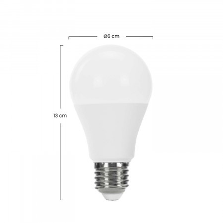 Bombilla LED Estándar E27 9W Equi.60W 806lm RGB con Mando a Distancia 25000H 7hSevenOn Premium Bombillas LED 4